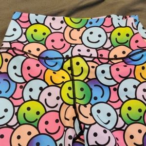 Feed me Fight me large biker style shorts EUC